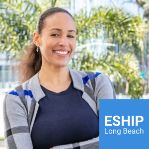 Kena Fuller and ESHIP Long Beach logo