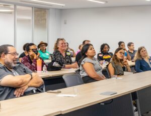 A group in a classroom setting