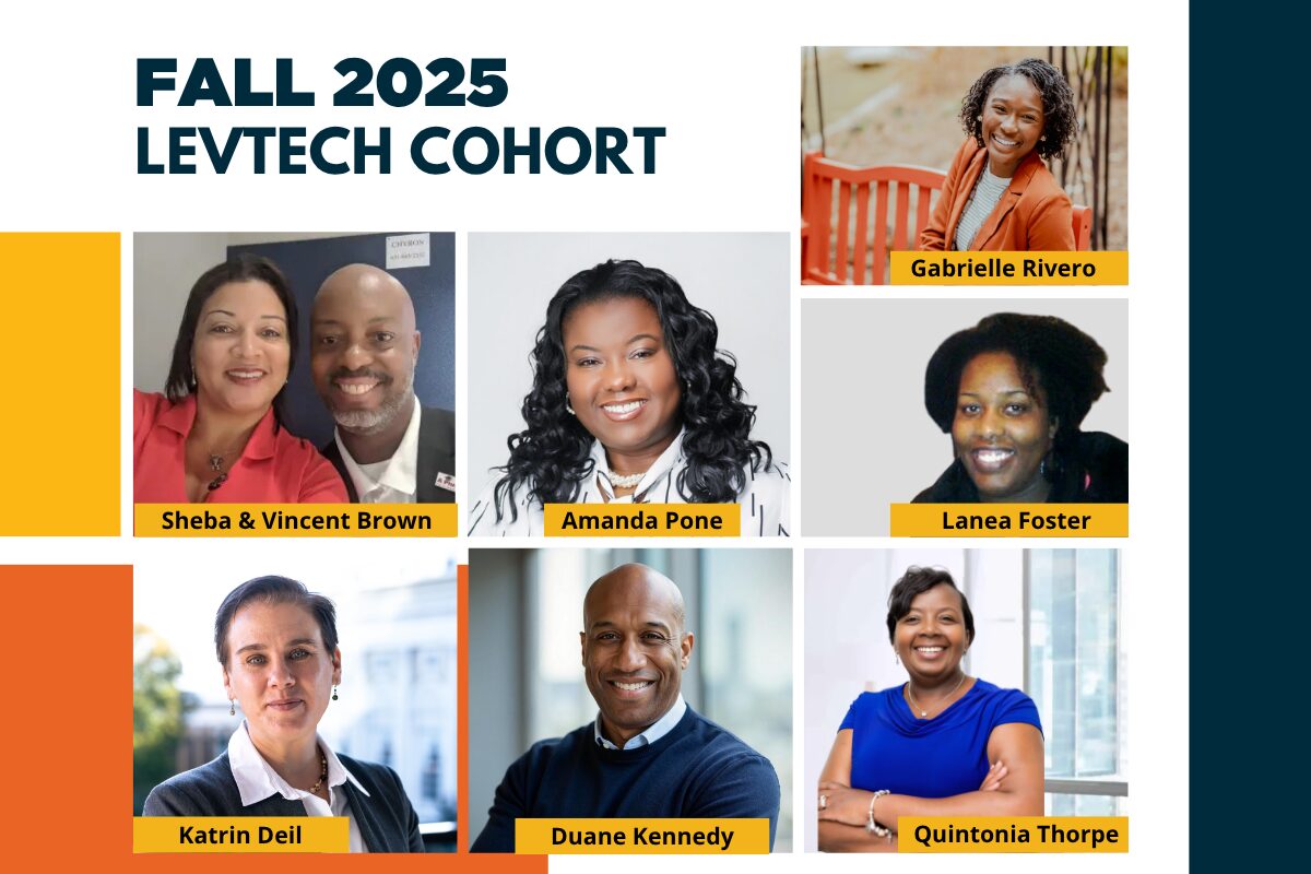 LevTech Cohort Fall 2025 headshots collage