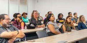 A group in a classroom setting